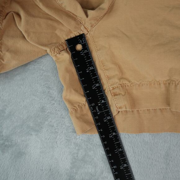 J Crew Shorts Womens 6 City Fit Khaki Brown 33x5 Zipper Back Pockets Cotton - Picture 5 of 9